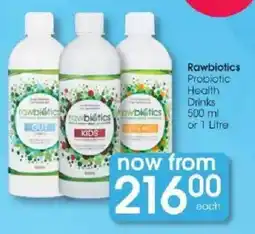 Clicks Rawbiotics Probiotic Health Drinks offer