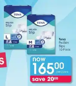 Clicks Tena ProSkin Slips offer