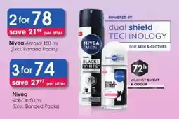Clicks Nivea Aerosol offer
