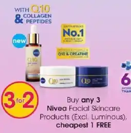 Clicks Nivea Facial Skincare Products offer