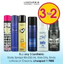 Clicks Lenthéric Body Sprays offer