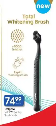 Clicks Colgate Total Whitening Toothbrush offer