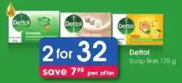Clicks Dettol Soap Bars offer
