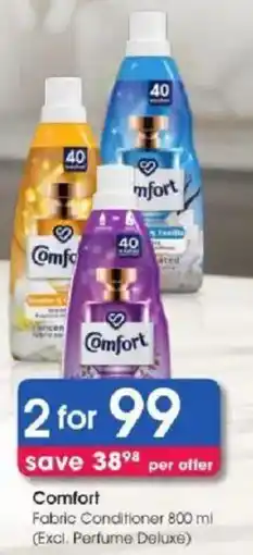 Clicks Comfort Fabric Conditioner offer