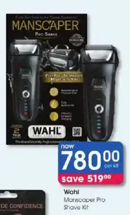Clicks Wahl Manscaper Pro Shave Kit offer