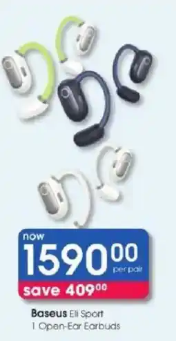 Clicks Baseus Eli Sport 1 Open-Ear Earbuds offer