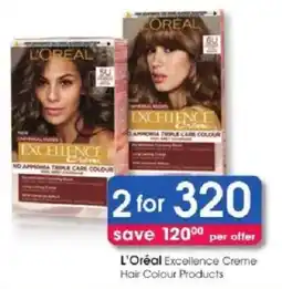 Clicks L'Oréal Excellence Creme Hair Colour Products offer
