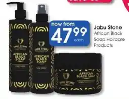 Clicks Jabu Stone African Black Soap Haircare Products offer