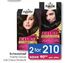 Clicks Schwarzkopf Palette Deluxe Hair Colour Products offer