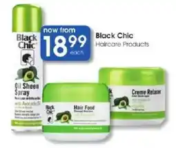 Clicks Black Chic Oil Sheen Spray offer