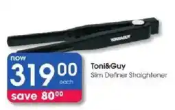 Clicks Toni&Guy Slim Definer Straightener offer