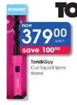 Clicks Toni&Guy Curl Squad Spiral Wand offer