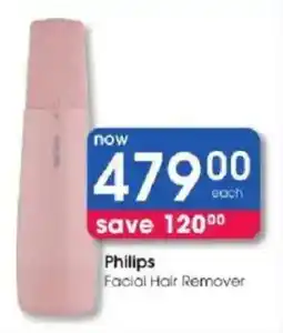 Clicks Philips Facial Hair Remover offer