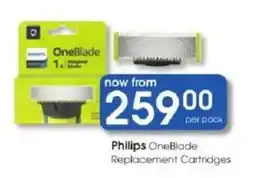 Clicks Philips OneBlade Replacement Cartridges offer