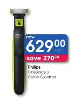 Clicks Philips OneBlade 3 Comb Groomer offer
