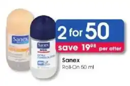 Clicks Sanex Roll-On offer