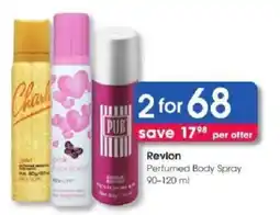 Clicks Revlon Perfumed Body Spray offer