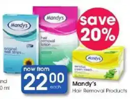 Clicks Mandy's Hair Removal Products offer