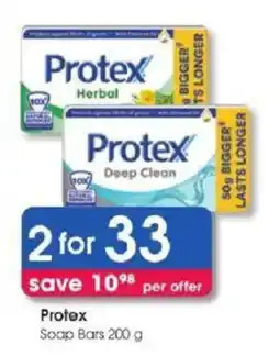 Clicks Protex Soap Bars offer