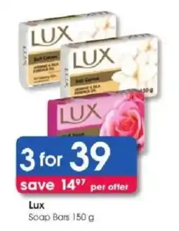 Clicks Lux Soap Bars offer