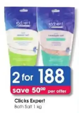 Clicks Clicks Expert Bath Salt offer