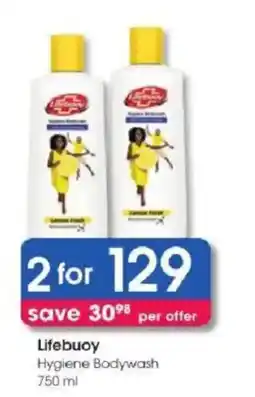 Clicks Lifebuoy Hygiene Bodywash offer