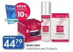 Clicks Hada Labo Facial Skincare Products offer