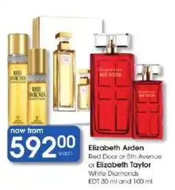 Clicks Elizabeth Arden Red Door or 5th Avenue or Elizabeth Taylor White Diamonds offer