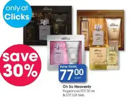 Clicks Oh So Heavenly Fragrances EDT offer