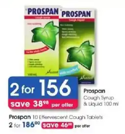 Clicks Prospan Cough Syrup & Liquid offer