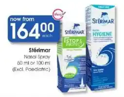 Clicks Stérimar Nasal Spray offer