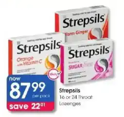 Clicks Strepsils Throat Lozenges offer