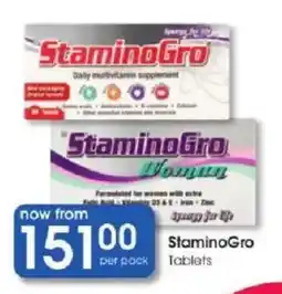 Clicks StaminoGro Tablets offer