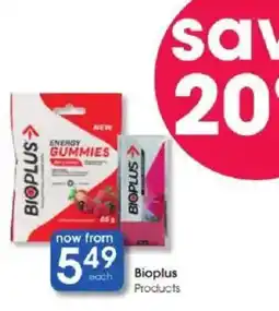 Clicks Bioplus Energy Gummies offer