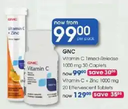 Clicks GNC Vitamin C Timed-Release offer