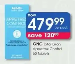 Clicks GNC Total Lean Appetrex Control offer