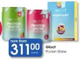 Clicks Gloot Protein Water offer