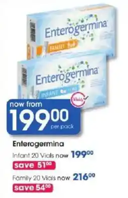 Clicks Enterogermina Infant 20 Vials offer