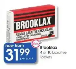 Clicks Brooklax Senna Laxative Chocolate offer