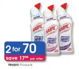 Clicks Harpic White & Shine offer