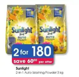 Clicks Sunlight 2-in-1 Auto Washing Powder offer