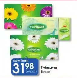 Clicks Twinsaver Tissues offer