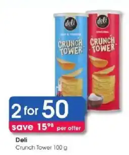 Clicks Deli Crunch Tower offer