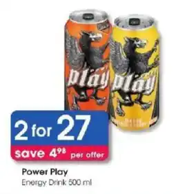 Clicks Power Play Energy Drink offer