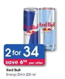 Clicks Red Bull Energy Drink offer