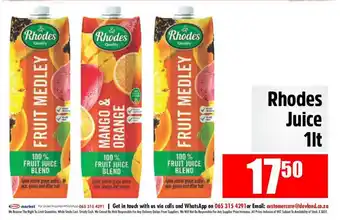 Rhodes Juice