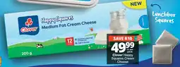 Checkers Clover Happy Squares Cream Cheese offer