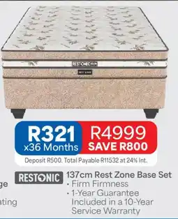 OK Furniture Restonic Rest Zone Base Set offer