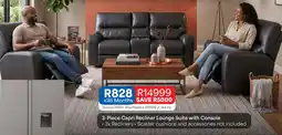 OK Furniture Capri Recliner Lounge Suite with Console offer