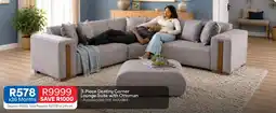 OK Furniture Destiny Corner Lounge Suite with Ottoman offer